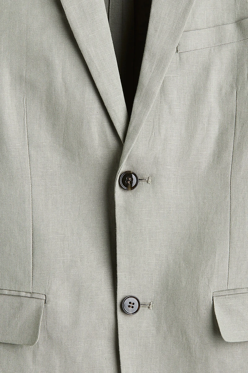 Slim-Fit Linen Jacket