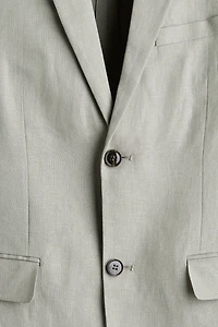 Slim-Fit Linen Jacket
