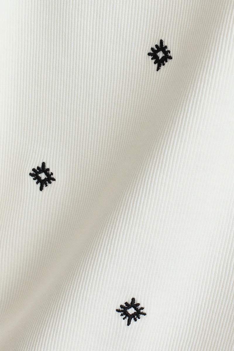 Ribbed Cotton Tank Top