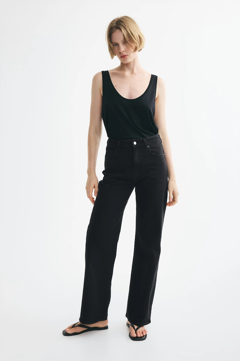 Wide High Waist Jeans