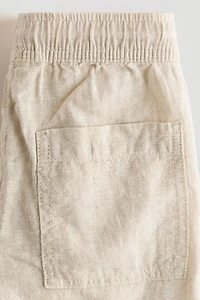 Pantalon en lin mélangé