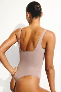 Maillot en microfibre avec bonnets coussinés