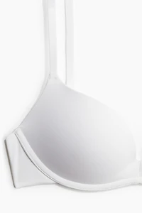Soft-Cup Microfiber Push-Up Bra