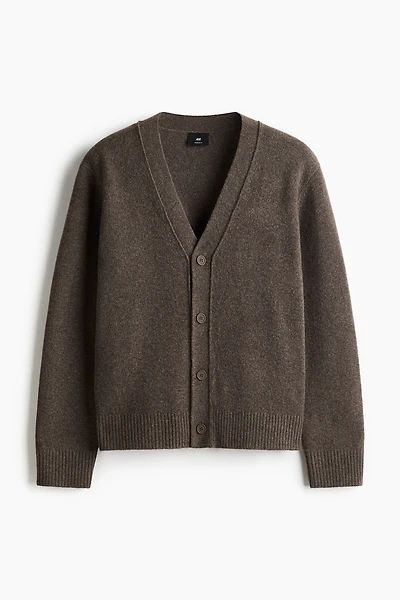 Regular-Fit Brushed Cardigan