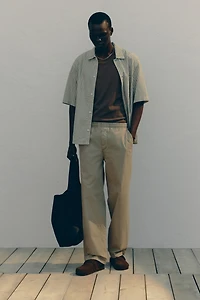Pantalon décontracté en coton