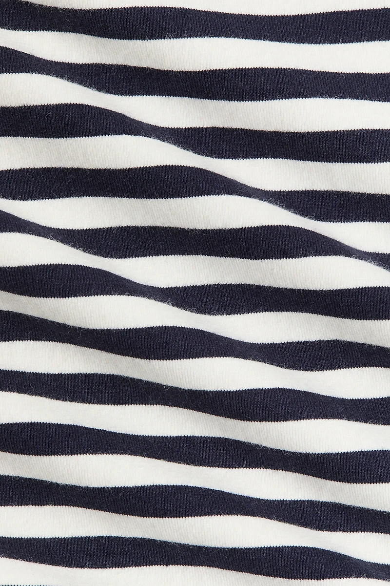 Jupe en coton avec taille repliée