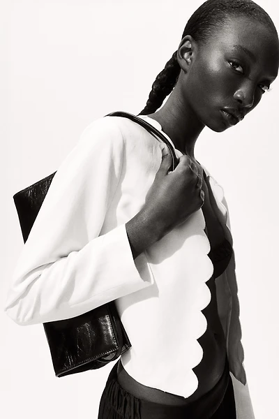 Scalloped-Edge Jacket