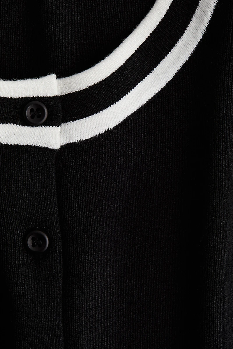 Button-Front Sweater Vest