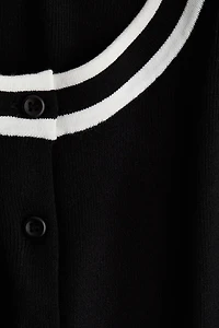 Button-Front Sweater Vest