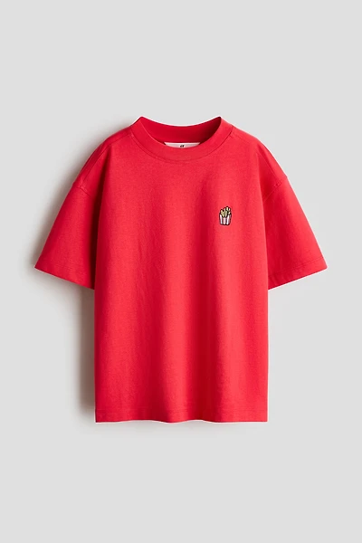 T-Shirt with Printed Motif