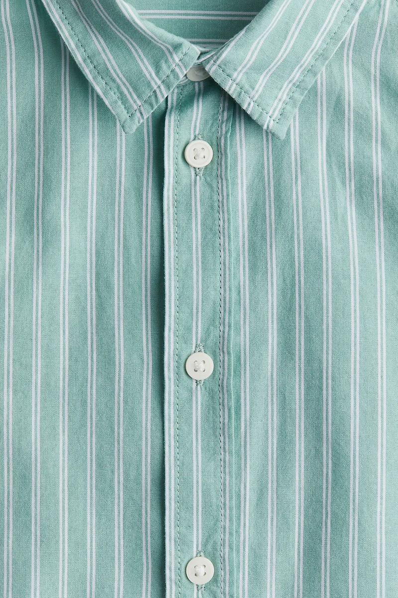 Long-sleeved Cotton Shirt