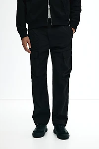 Relaxed-Fit Nylon Cargo Pants