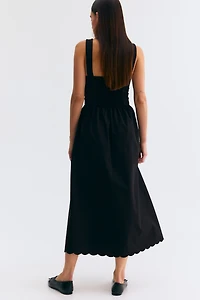 MAMA Flared-Skirt Nursing Dress