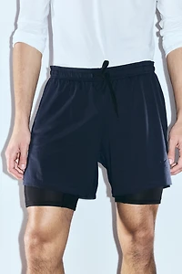 Double-Layered Sports Shorts with DryMove™