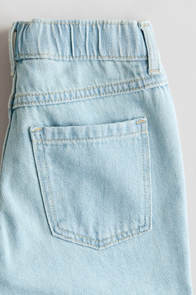 Loose-Fit Denim Shorts
