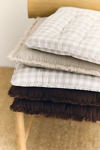 Lot de 2 coussins d'assise en coton