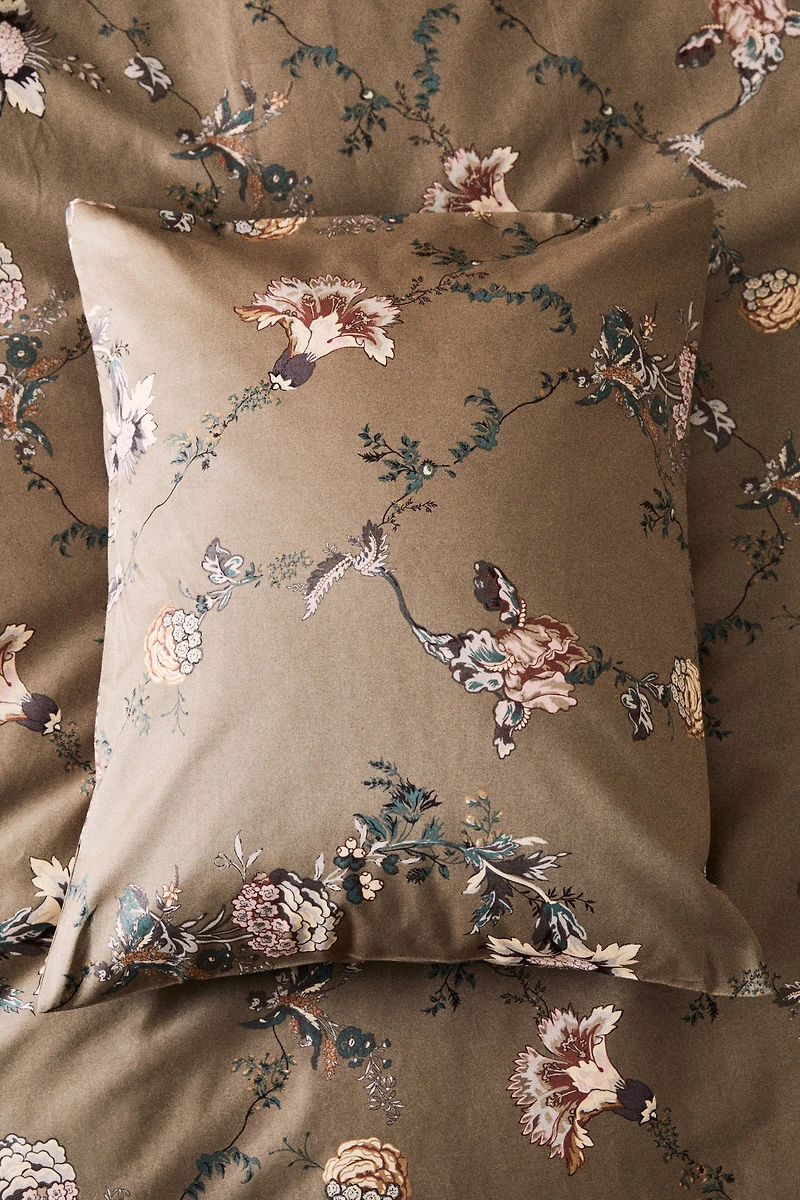 Cotton Sateen Twin Duvet Cover Set