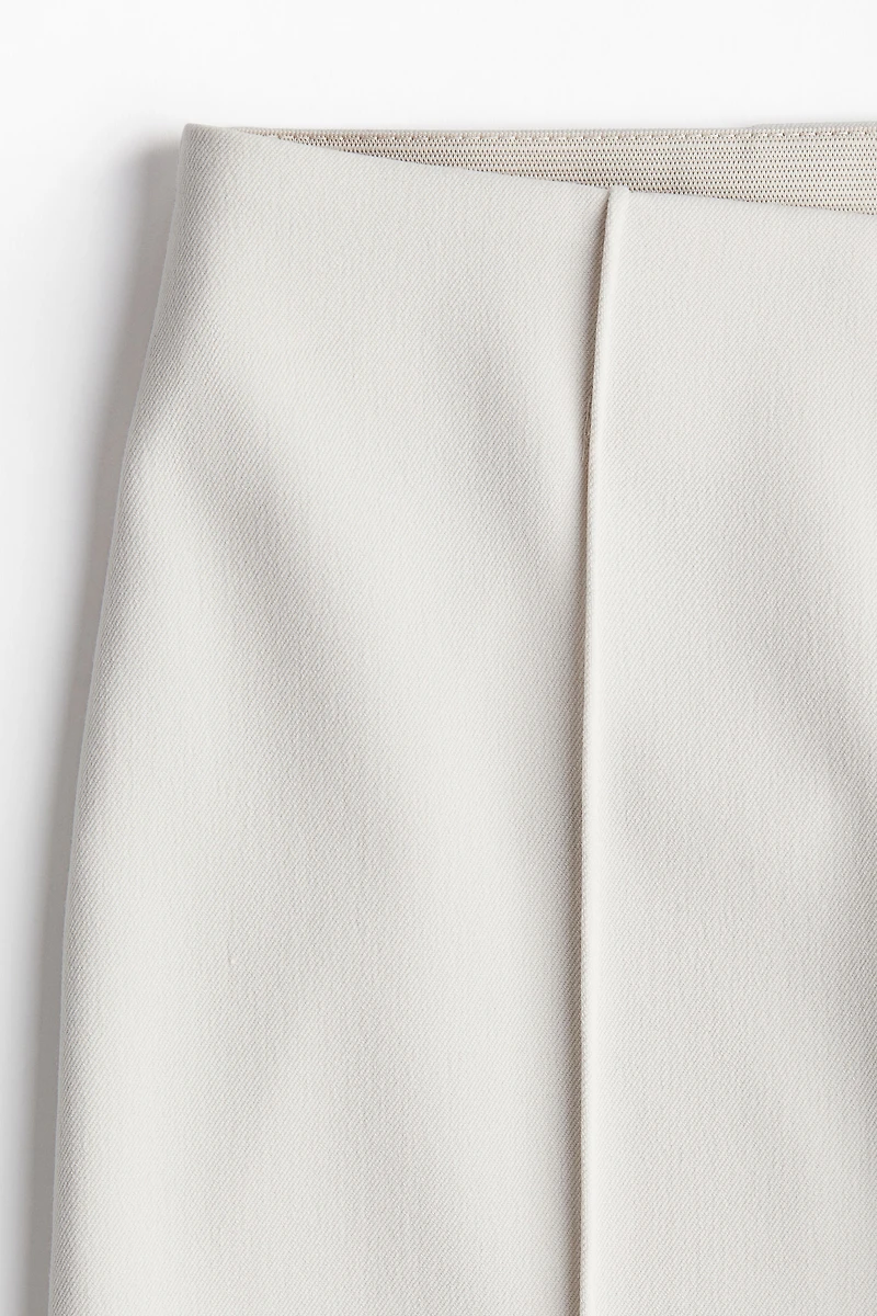 Flared Creased Pants