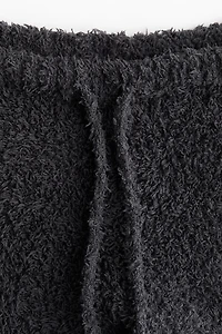 Pantalon de jogging en matière duveteuse