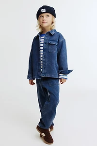 Pantalon en denim de coton