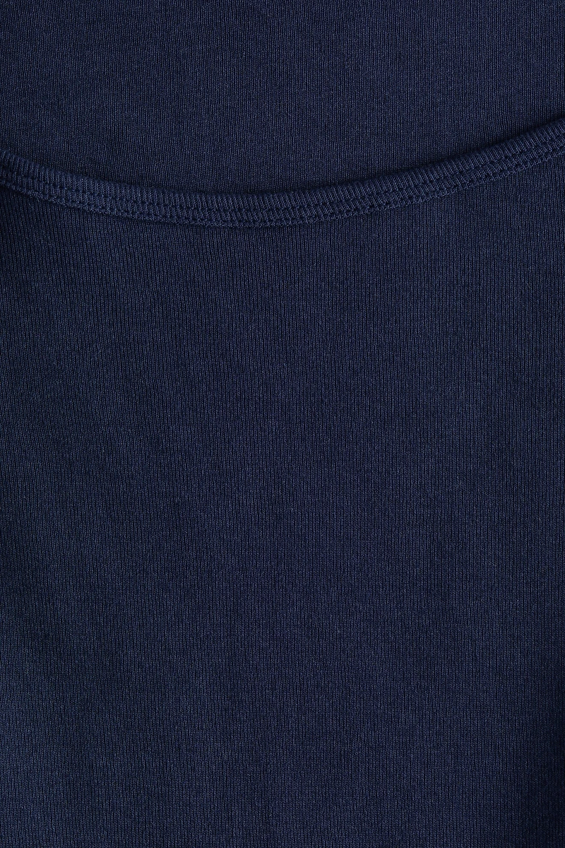 Scoop-Neck Cotton Top