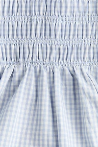 Smocked-Waist Dress