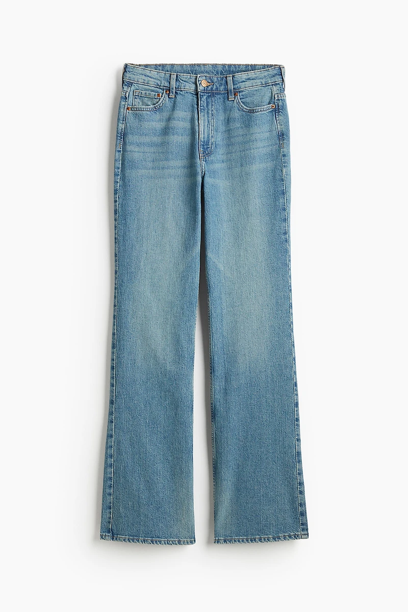 Jean Taille Haute Jambes semi-évasées