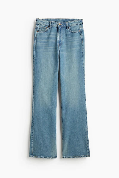 Jean Taille Haute Jambes semi-évasées