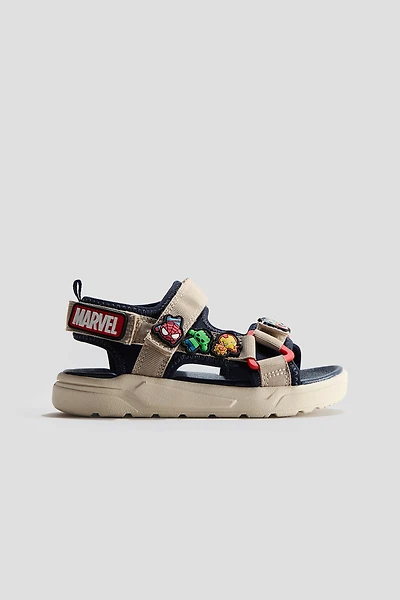 Motif-Detail Sandals