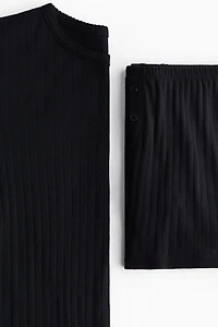 Pointelle Jersey Pajamas
