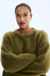 Oversized Mohair-Blend Sweater