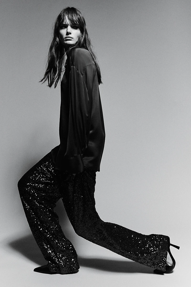 Pantalon à sequins