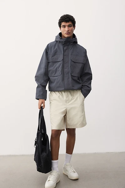 Regular-Fit Canvas Shorts