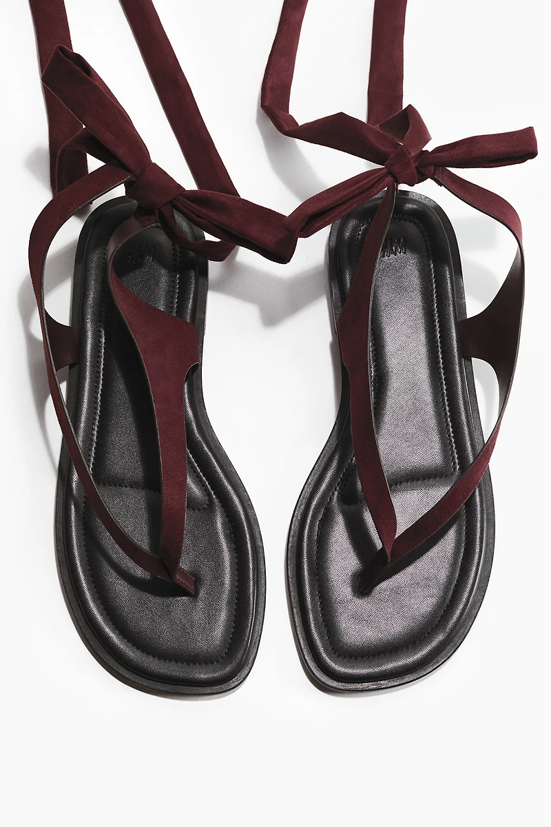 Tie-Detail Sandals
