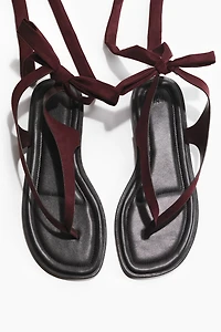 Tie-Detail Sandals
