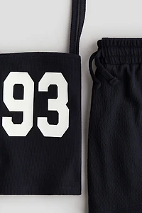 2-Piece Strappy Top and Shorts Set
