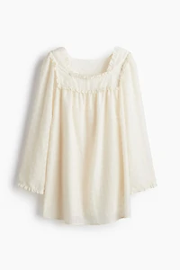 Sheer Plumeti Dress