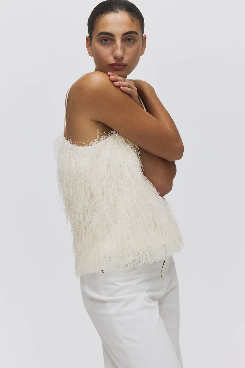 Fringed Strappy Top