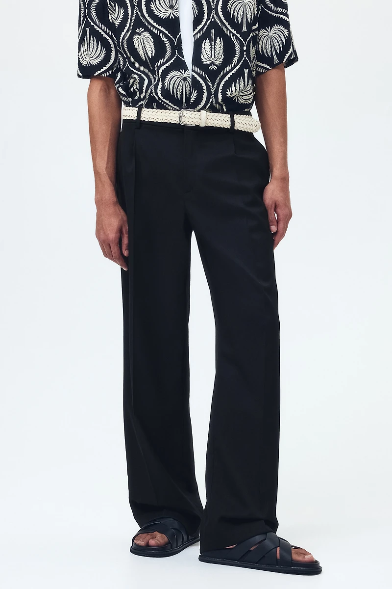 Loose-Fit Tailored Pants