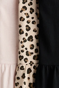 3-Pack Flutter-Sleeved Dresses