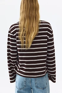 Long-Sleeved Cotton Top