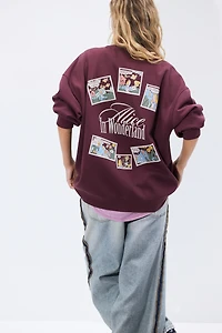 Oversized Printed Sweatshirt