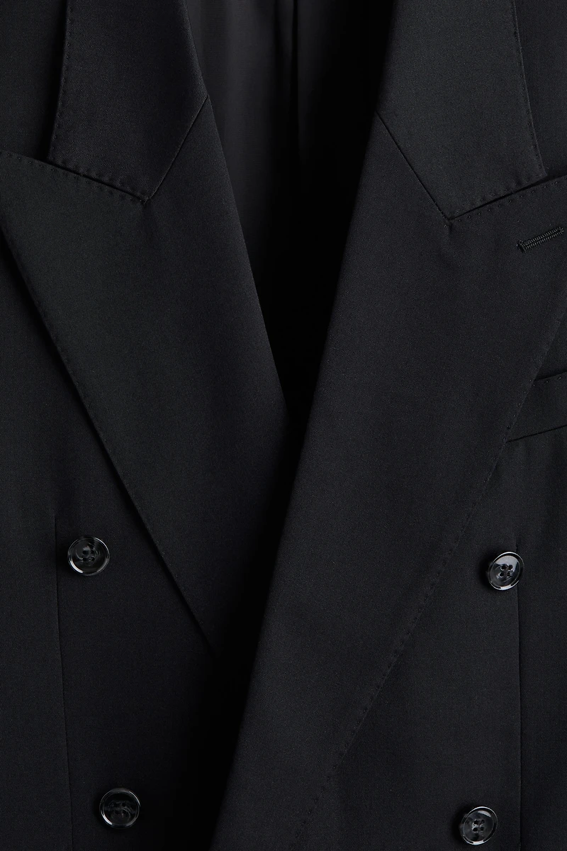 Relaxed-Fit Double-Breasted Jacket