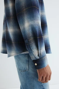 Loose-Fit Flannel Shirt