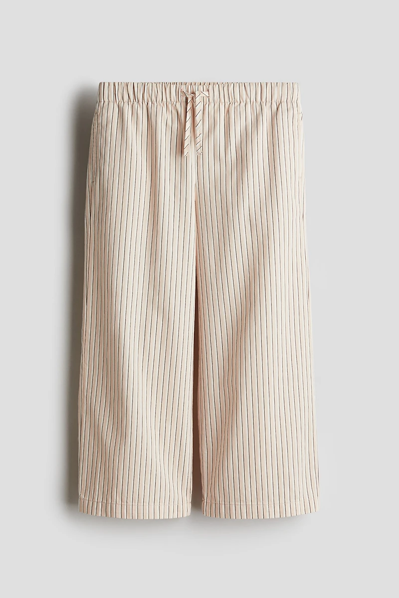 Pantalon en popeline de coton