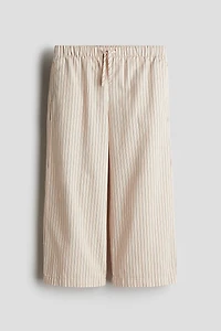 Pantalon en popeline de coton