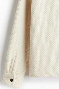 Surchemise gaufrée coupe classique