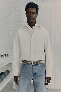 Jacquard-Weave Shirt