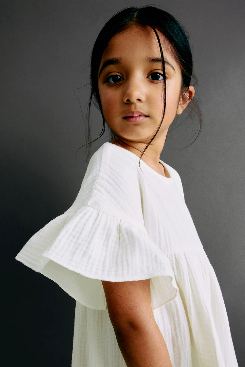 Cotton Muslin Dress
