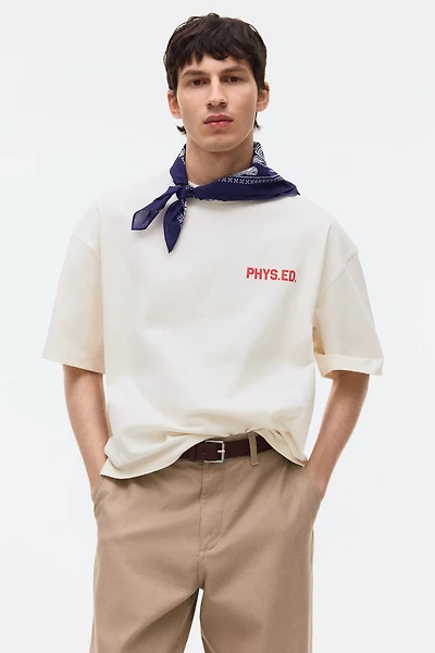 T-shirt imprimé grande taille